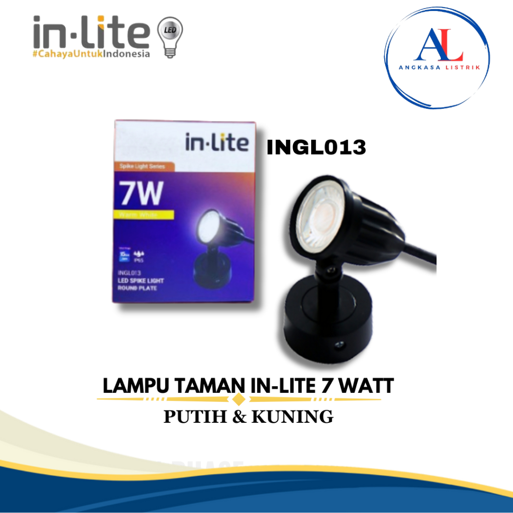 LAMPU LED SPIKE LIGHT / LAMPU SOROT TAMAN INLITE 7W 7 WATT - INGL013