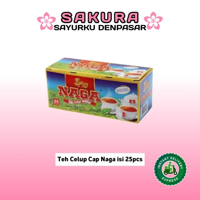 

Teh Celup Cap Naga isi 25 kantong - SAKURA