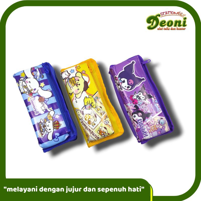 

Kotak Pencil Resleting 3066 Kuromi Cinnamoroll Pimpimpurin