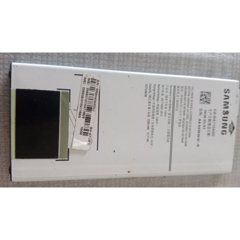 Batrai copotan samsungA7 2016