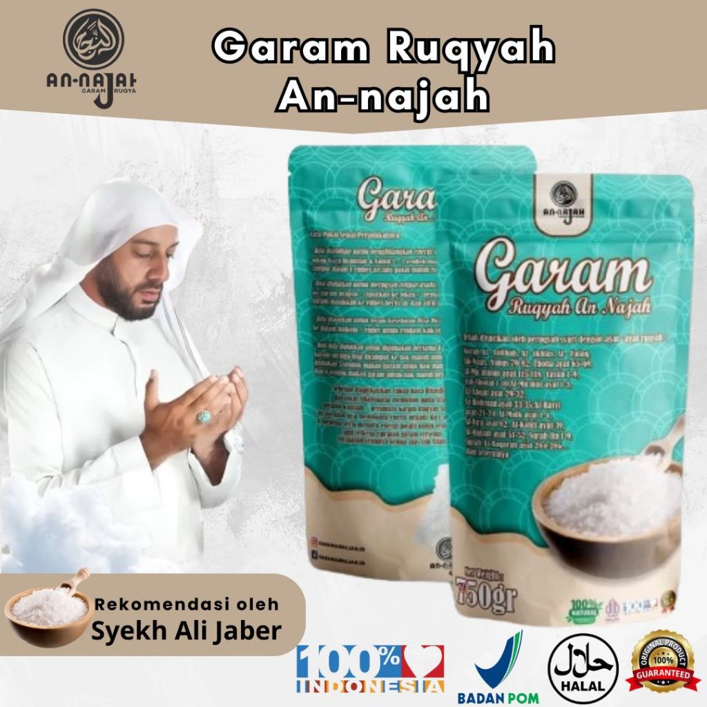 

PROMO MENARIK GARAM AN NAJAH ORIGINAL100% - UNTUK PENARIK REZEKI,PENANGKAL SIHIR,MENCERAHKAN WAJAH,MERUQYAH/MENETRALISIR RUMAH,TOKO ,TEMPAT USAHA,TEMPAT ANGKER