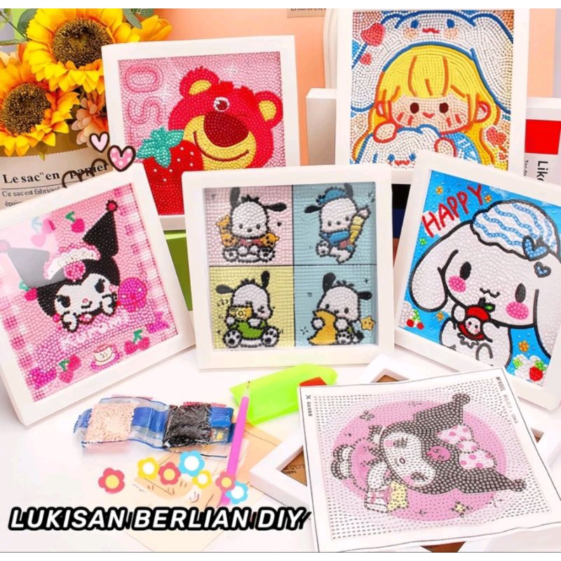 

Diamond Painting stiker DIY Anime Princess Edition UK 15*15