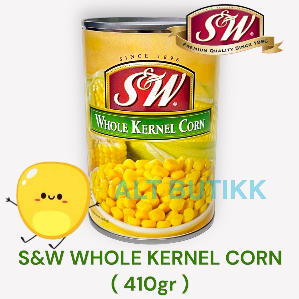 

S&W WHOLE KERNEL CORN 410 GR | SW BUTIRAN JAGUNG UTUH DALAM KALENG