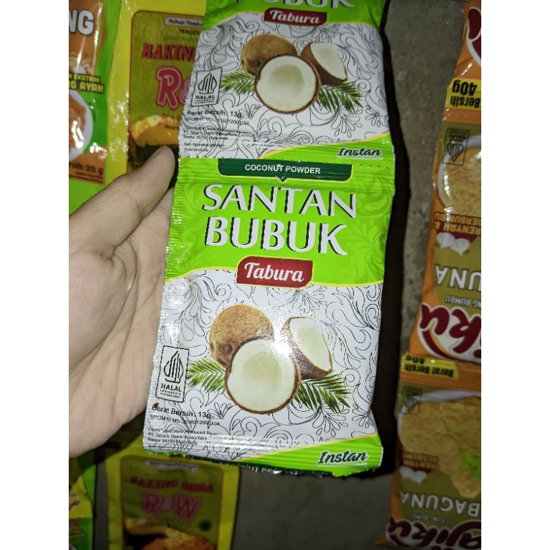 santan bubuk tabura