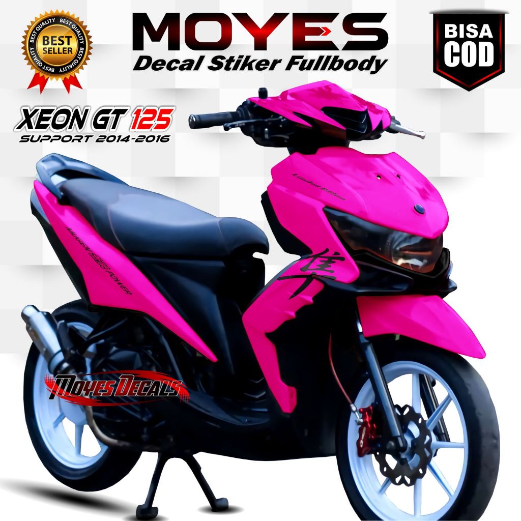 Decal Motor Xeon GT 125 - Stiker Motor Xeon GT 125 Fullbody Premium - Variasi Motor Xeon GT 125 POLO
