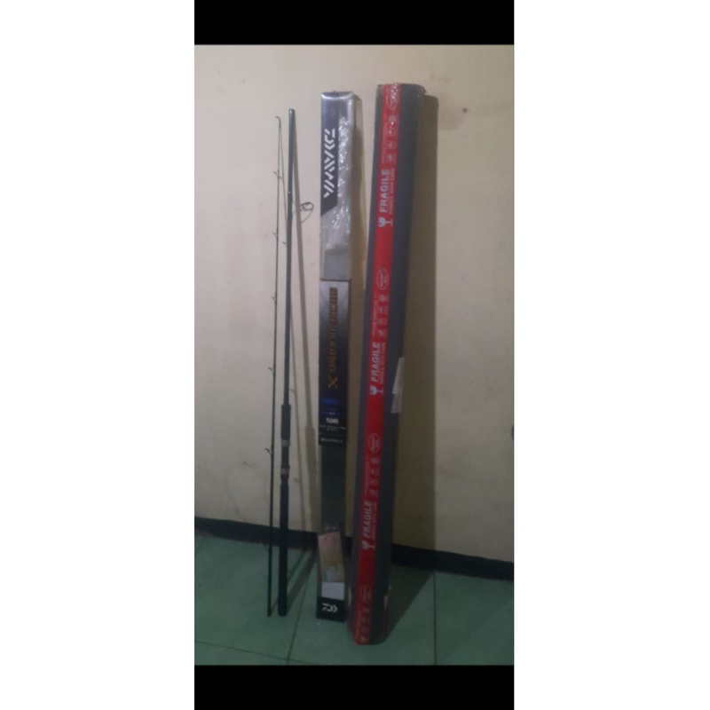 daiwa shore jigging x 96mh / alat pancing