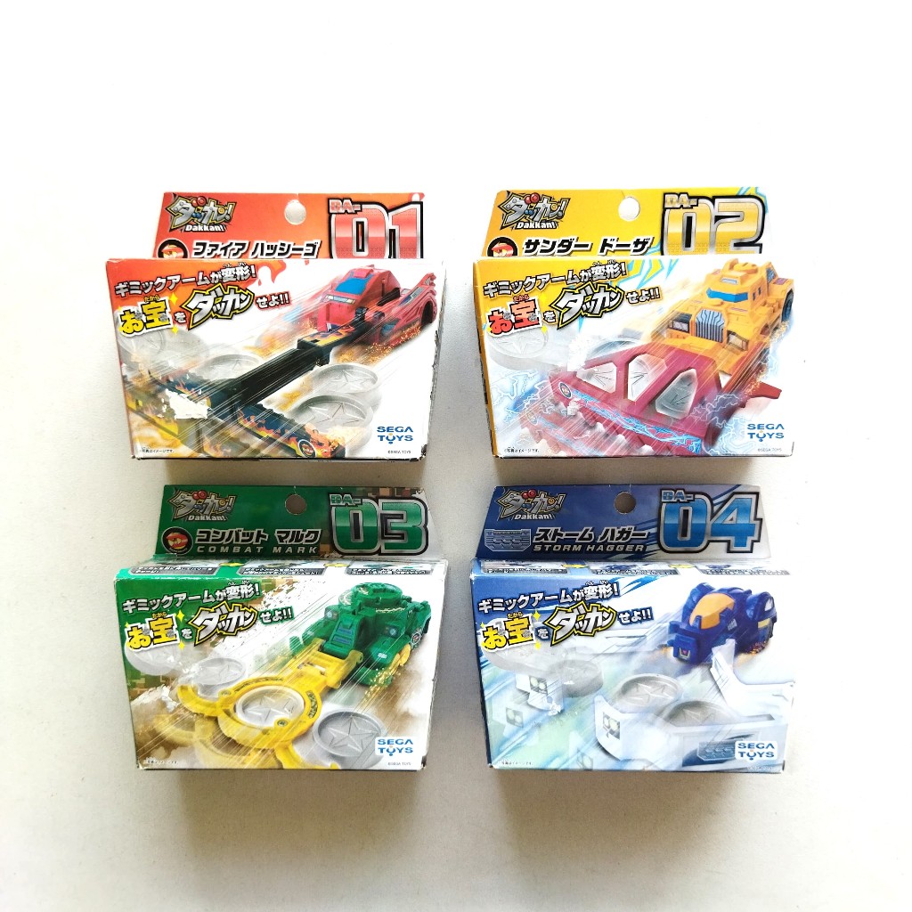 ANNYEONG HASEYO GIFT SHOP | Sega Toys Dakkan | Mainan Mobil Impor | Da-01 Fire Hassigo | DA-02 Thund