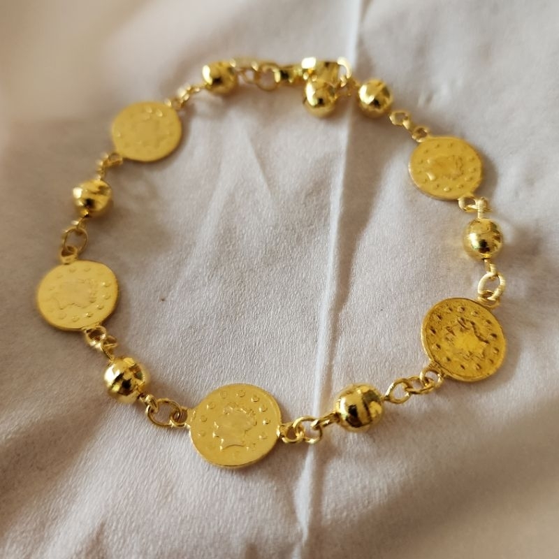 Gelang Rantai Variasi Mainan Lapis Emas Asli Bukan Xuping