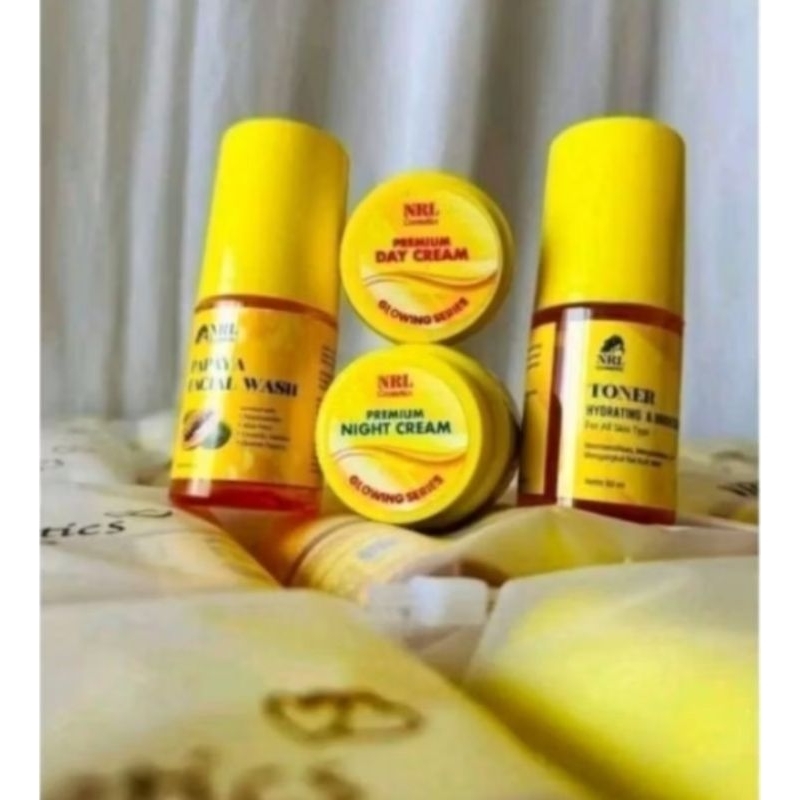Paket Cream Nrl Ekonomis BR2 Cream Nrl terbaru nrl glowing Memutihkan memudarkan flek jerawatWsc d's