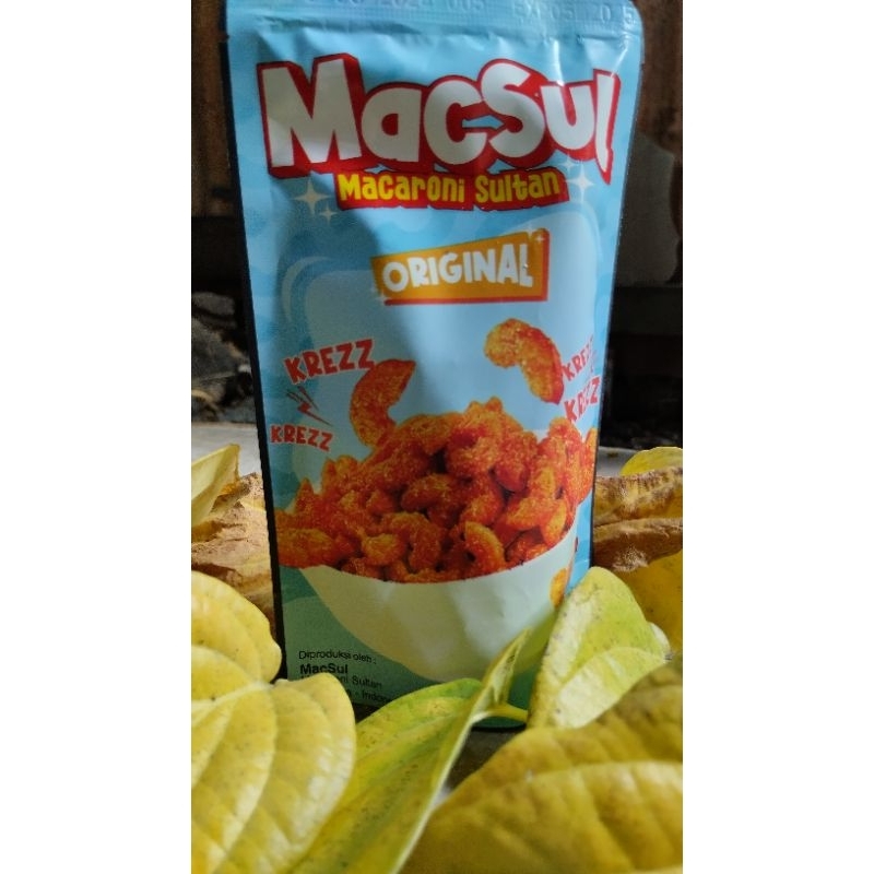 

Camilan | Makaroni | Snack Viral Macaroni Sultan (MACSUL) CEKELIN | ORIGINAL | 50gr