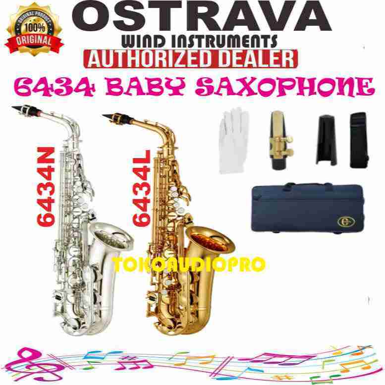 Baby Saxophone Ostrava 6434 Curve Soprano Saxophone