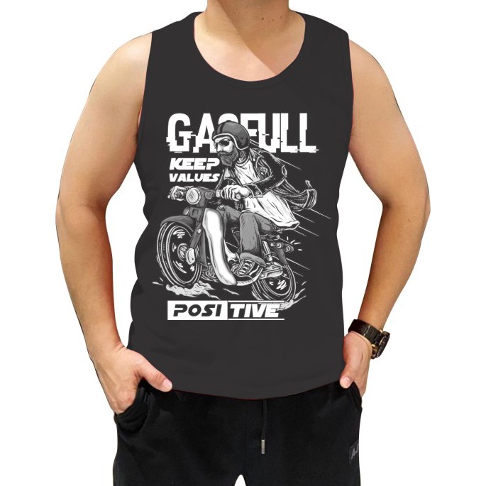 Singlet Distro Pria Keren / Kaos Distro Pria Singlet Keren sablon Gasfull / Baju Singlet Distro / Ka