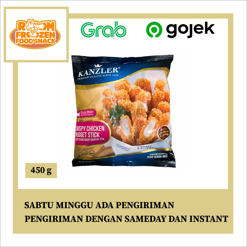 

Kanzler Crispy Chicken Nugget Stick 450 Gram