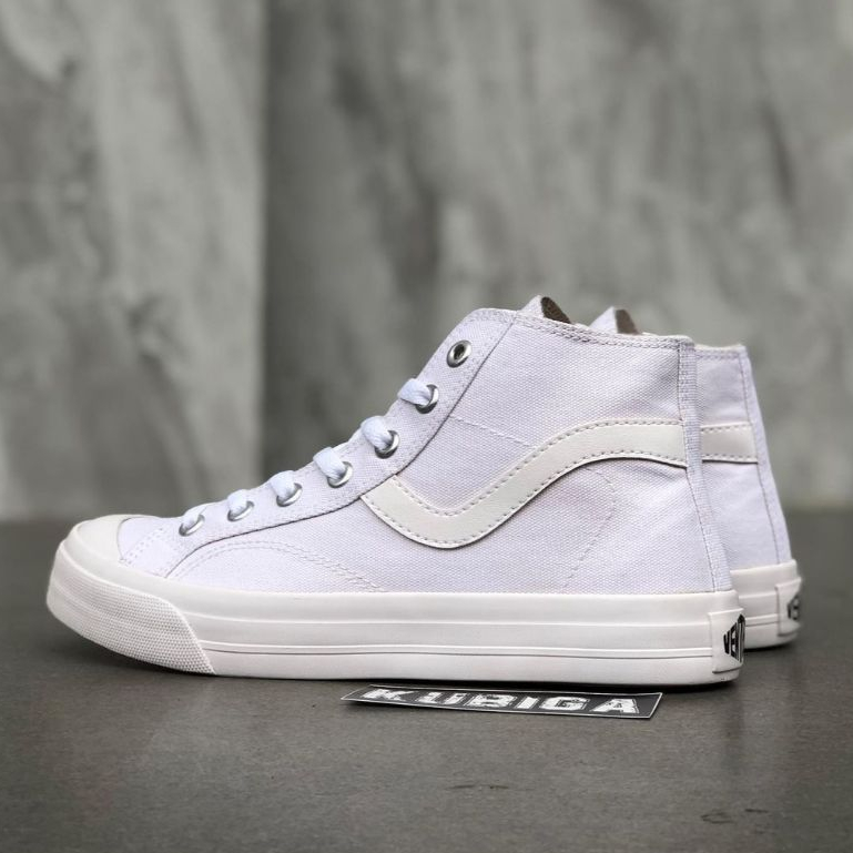 Sepatu Ventela public high white 37-43 vantela original