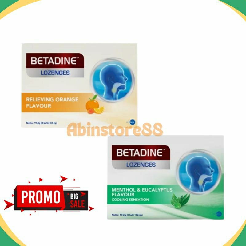 

Betadine Lozenges Tablet Hisap Meredakan Tenggorokan