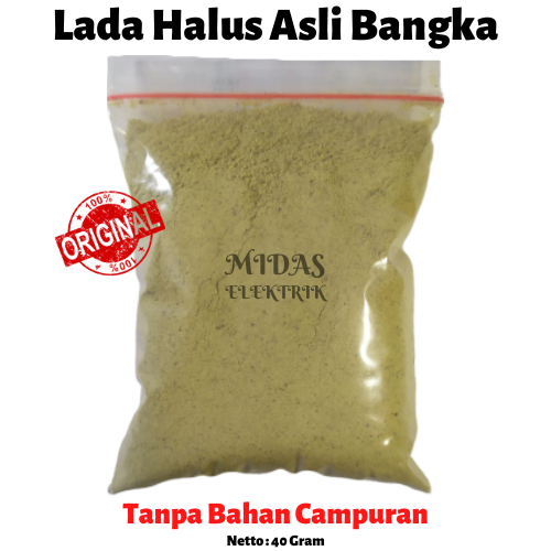 

Merica Putih Sahang Bubuk Halus Lada Sangrai Fu Ciau Bangka Belitung White Pepper Powder