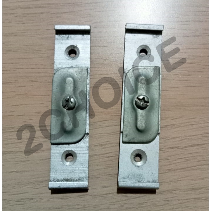 double bracket plafon hordeng| breket plavon double kaki rel alumunium gorden horden