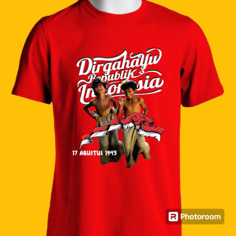 Merdeka / Kaos Merah Putih / Kaos 17 Agustus / Kaos Pria Wanita