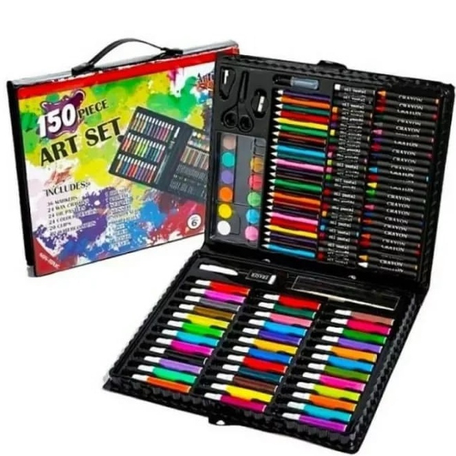 

GPO Stationery Set Pensil Crayon Cat Air Perlengkapan Sekolah Menggambar Anak 15PC 86PC