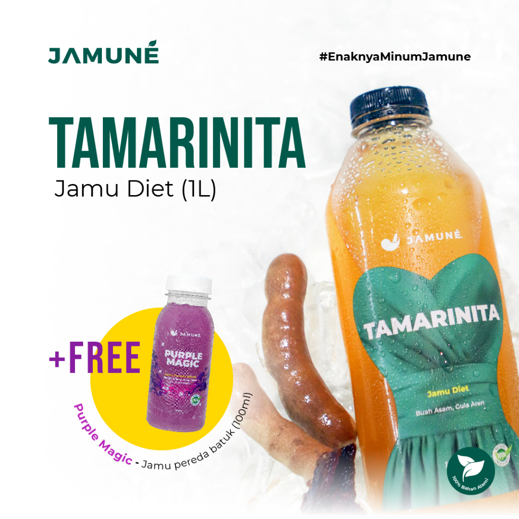 

Jamu Diet 1 Liter Tamarinita by Jamune