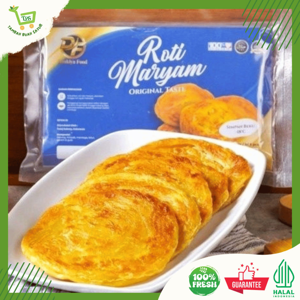 

DZAKIYAH ROTI MARYAM BERAT 375 Gr | Tambah buah Sayur