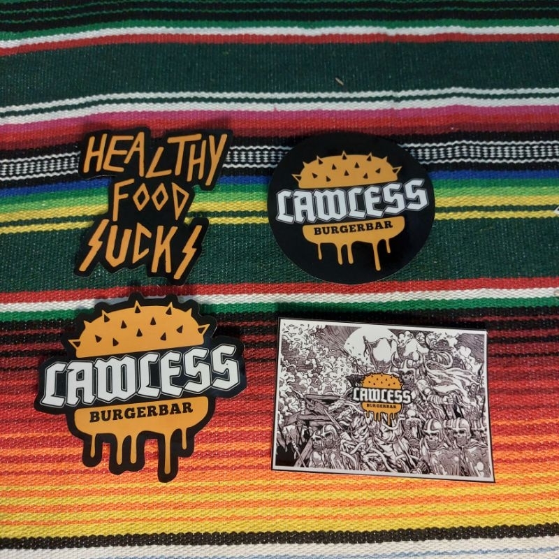 

STIKER - LAWLESS BURGER - LAMINASI SATUAN