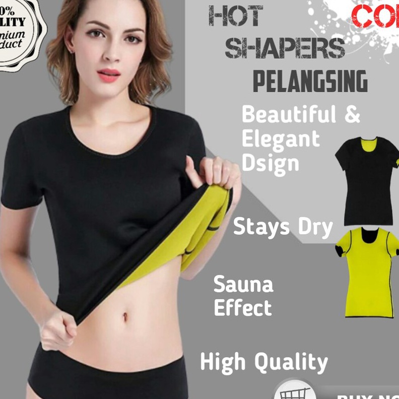 KORSET BAJU PELANGSING PENGECIL PERUT BAJU SAUNA SUIT GYM PRIA WANITA HOT SHAPER ORIGINAL NEOTEX