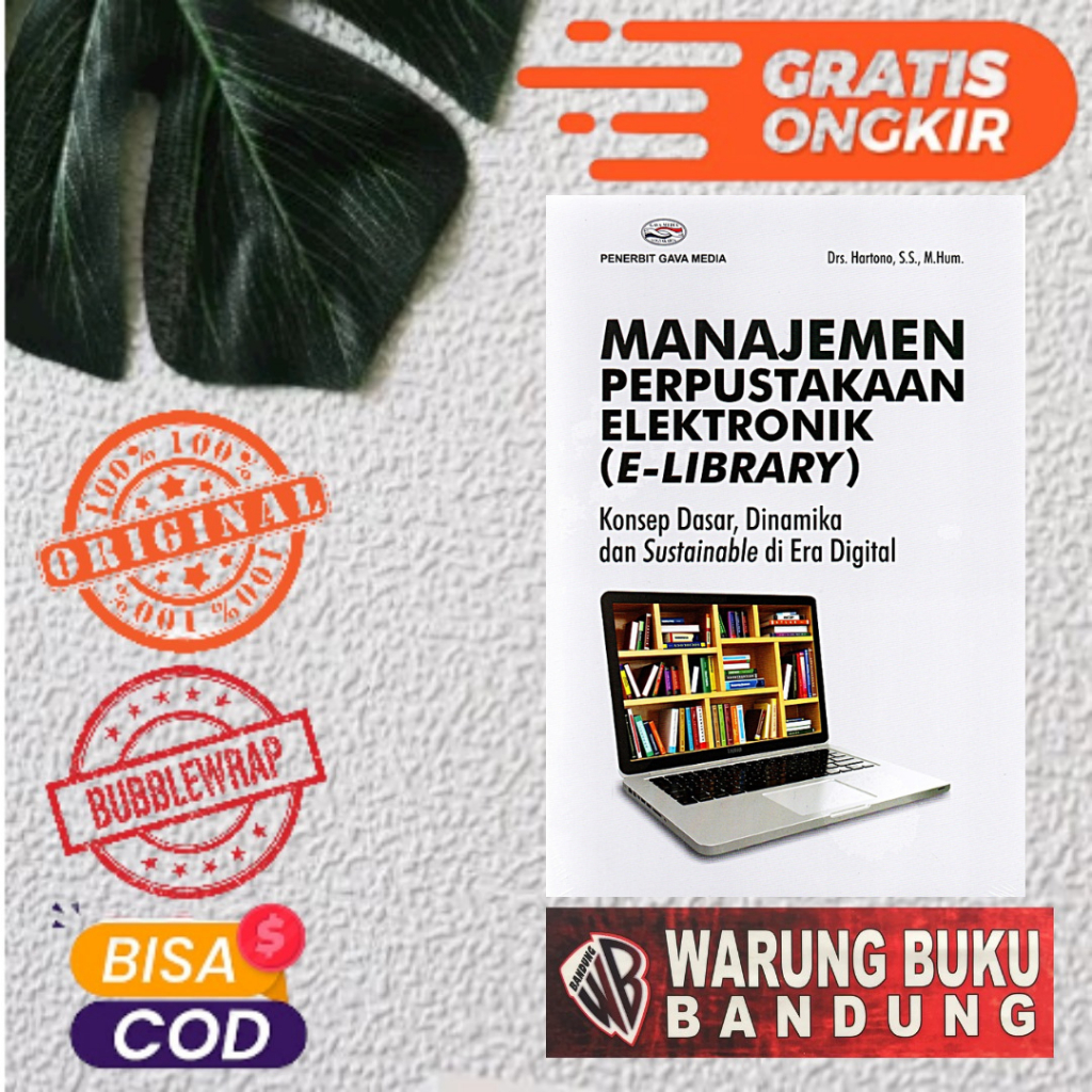 Buku Manajemen Perpustakaan Elektronik (E-Library) - Drs. Hartono, S.S., M.Hum.