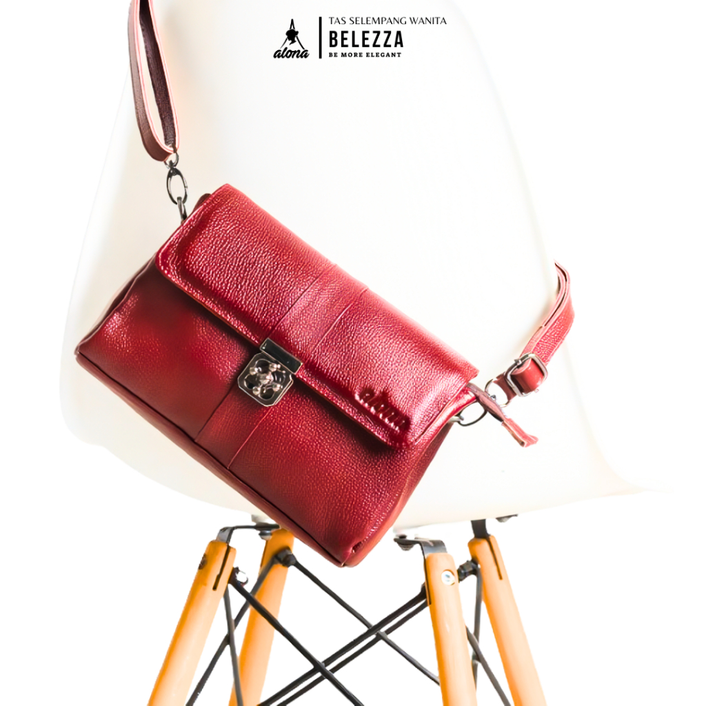 Tas Selempang Wanita Sling Bag Pesta Kulit Asli Tas Kerja Wanita Kondangan Shoulder Bag Kantor Dokum