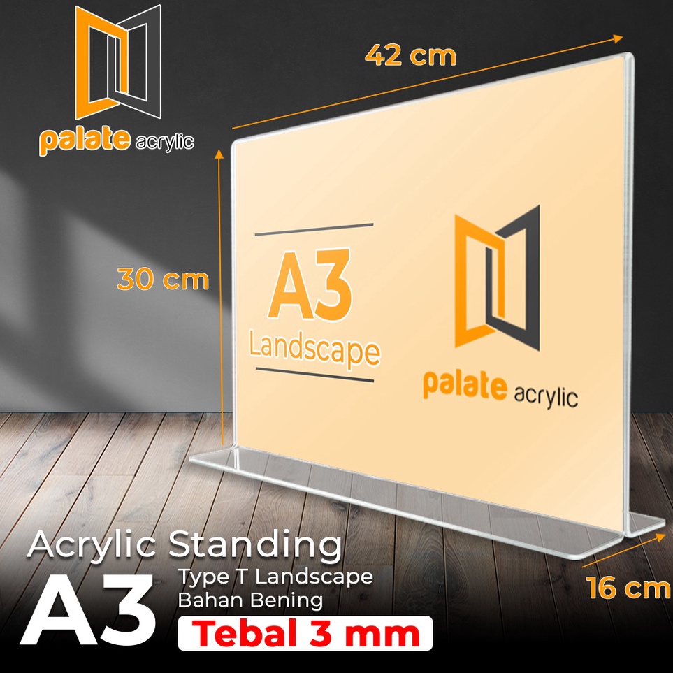 

AKRILIK A3 TYPE T LANDSCAPE AKRILIK A3 T LANDSCAPE 3MM