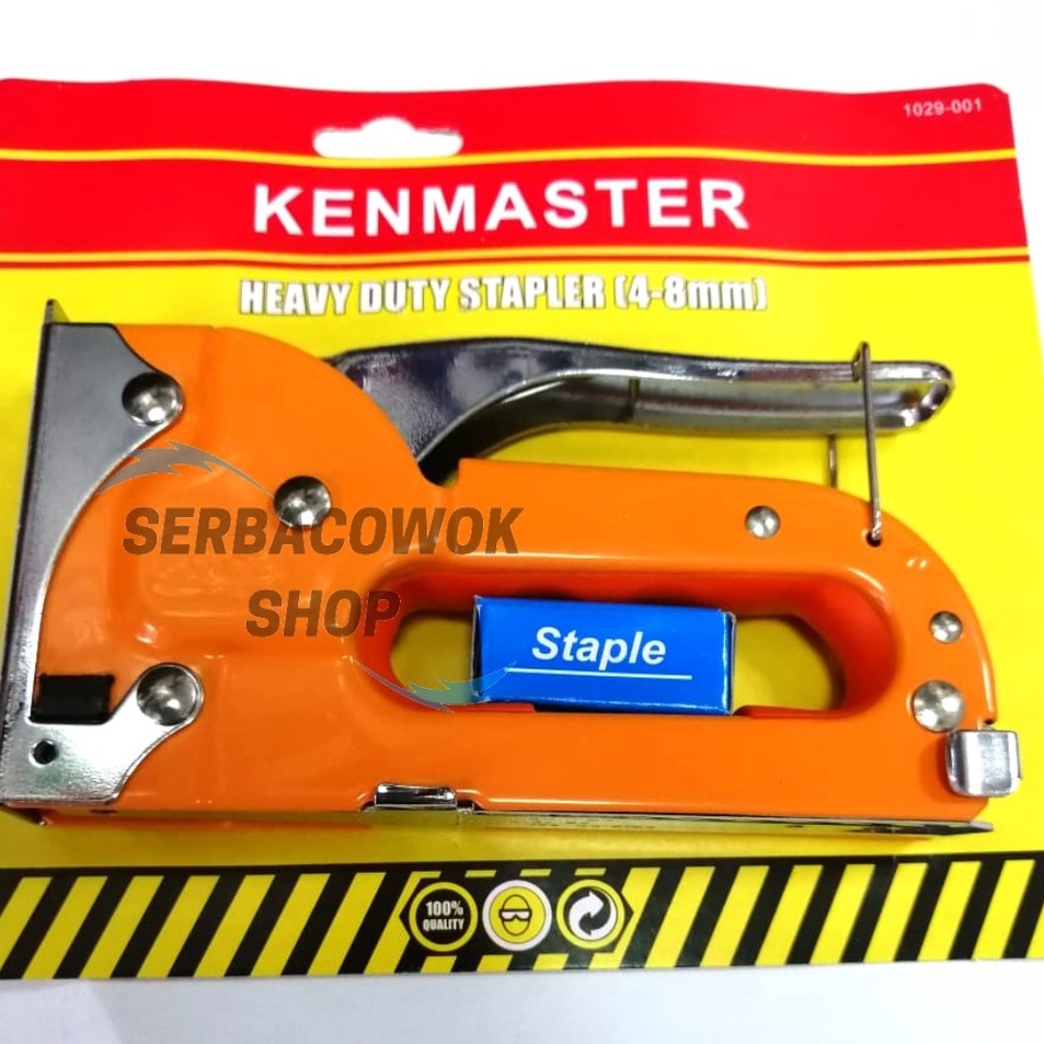 

Tacker Stapler Mesin Staples Jok Tembak Stapler 48mm Kenmaster