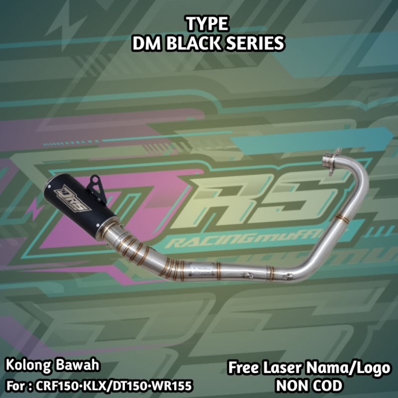 KNALPOT SUREX KOLONG BAWAH CRF KLX WR155 ORIGINAL DRS RACING