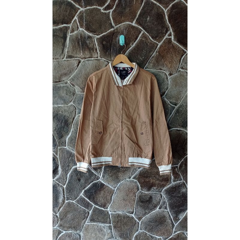 Jacket Casual Beams Japan Cokelat Original