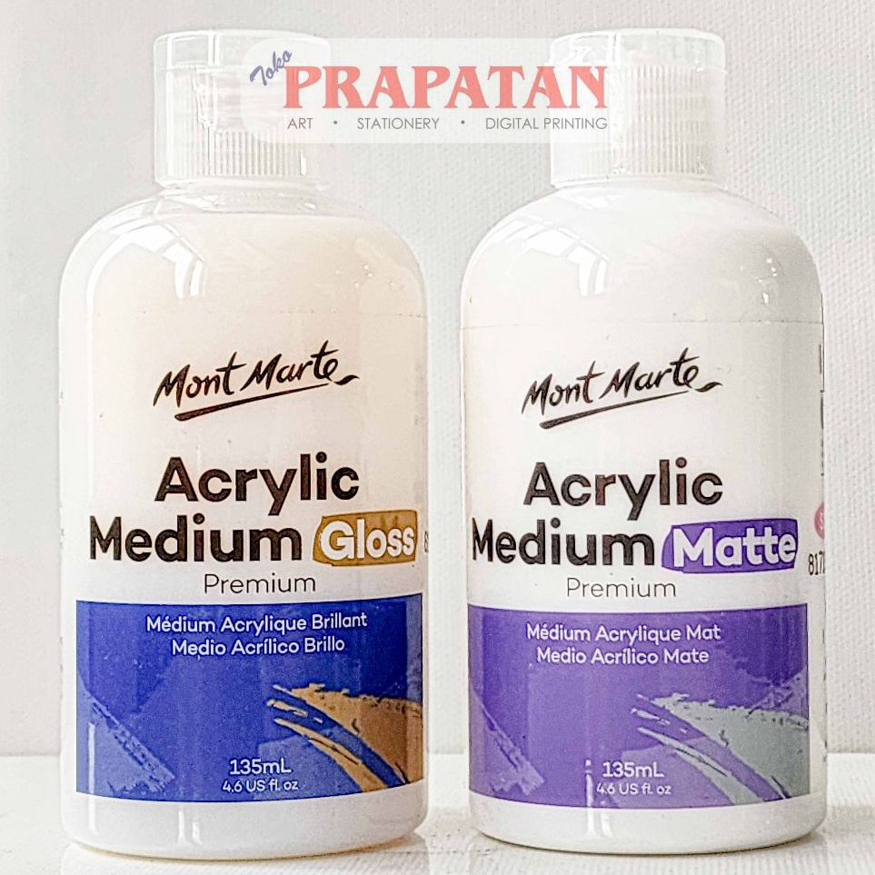 

Mont Marte Acrylic Medium 135ml Medium Cat Akrilik
