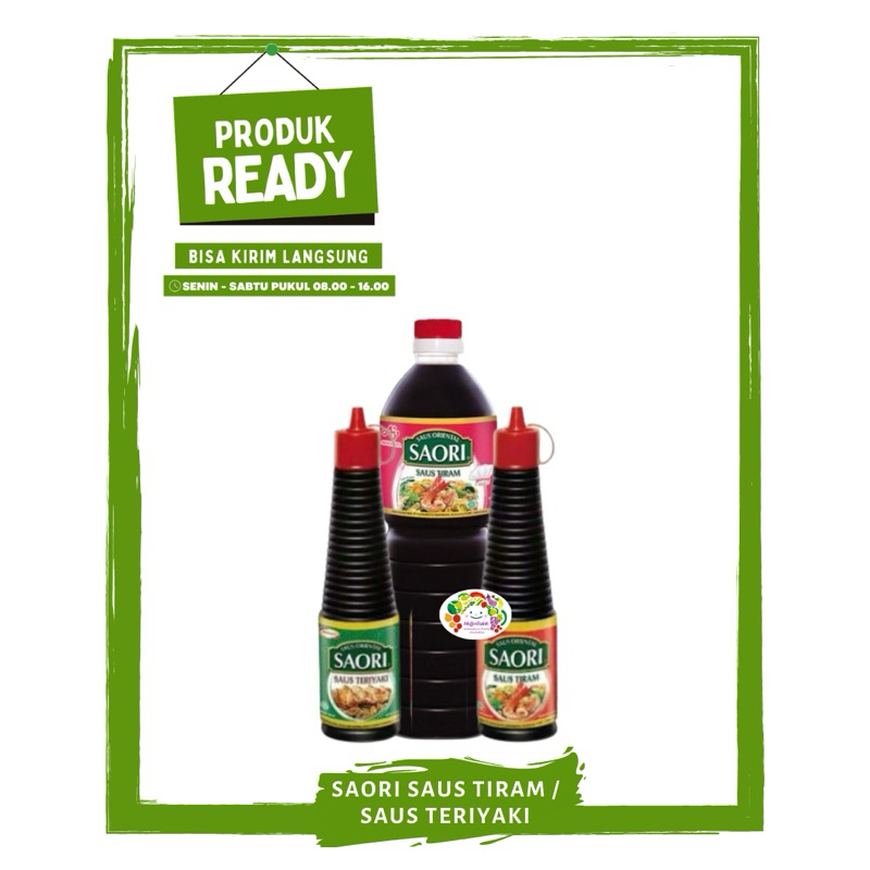 

Saori Saus Tiram / Teriyaki / Bumbu Bahan Masak Ready On Mallahrizwa