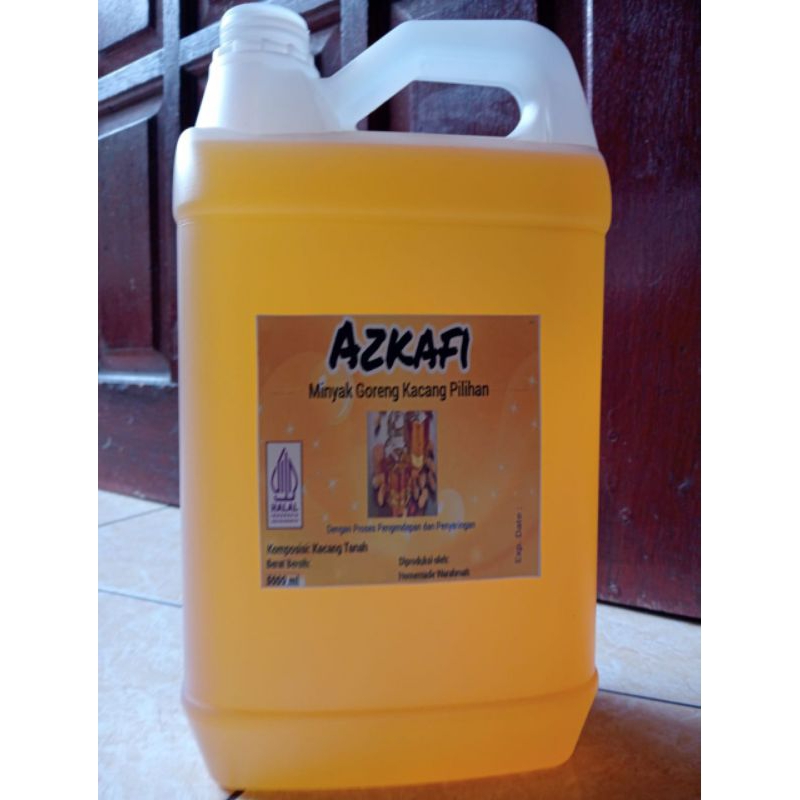 

Minyak Kacang Azkafi 5Liter peanut oil