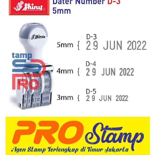 

Best Produk Stempel Shiny Tanggal Dater Stamp Manual