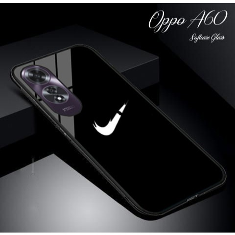 Softcase Glass [SC240] For Oppo A60 - Softcase Glass Oppo A60 - Kesing Hp Oppo A60 Terbaru 2024 - Ca