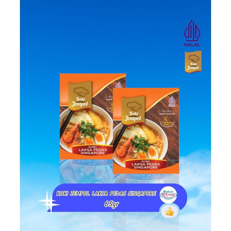 

Koki Jempol Bumbu Instan Laksa Pedas Singapore 70gr