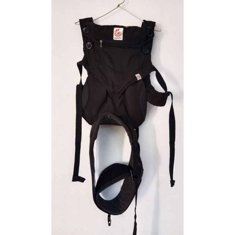Gendongan murce PRELOVED Ergobaby 360 four position pure black KW premium