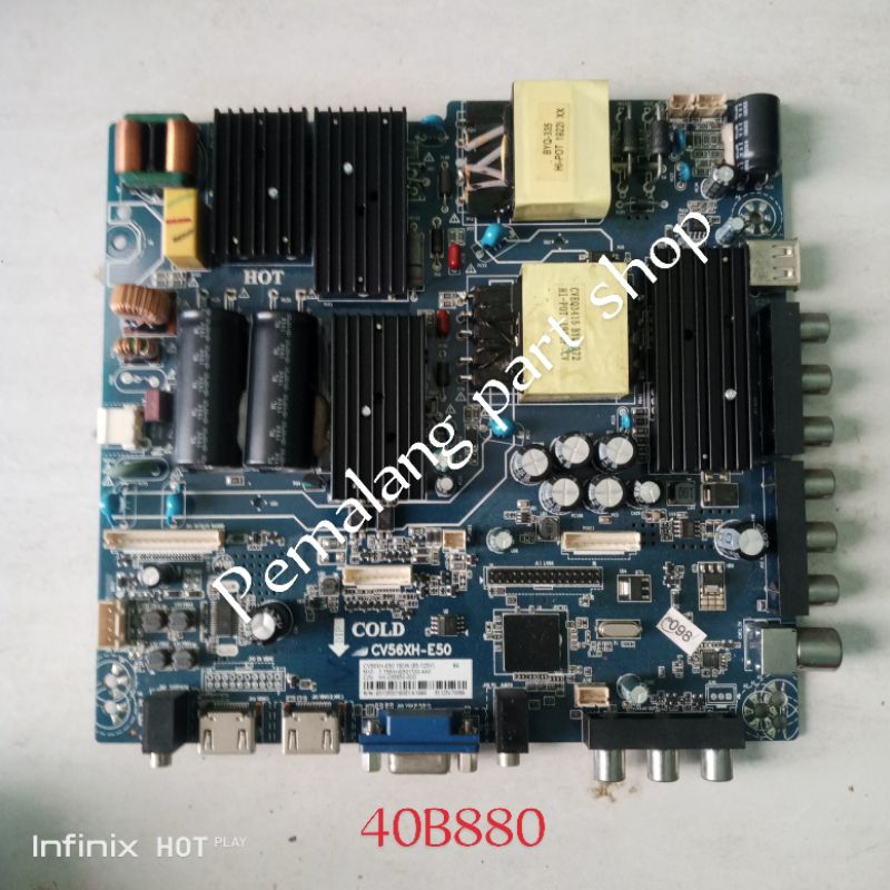 MB MOTHERBOARD TV POLYTRON PLD 40B880 PLD40B880