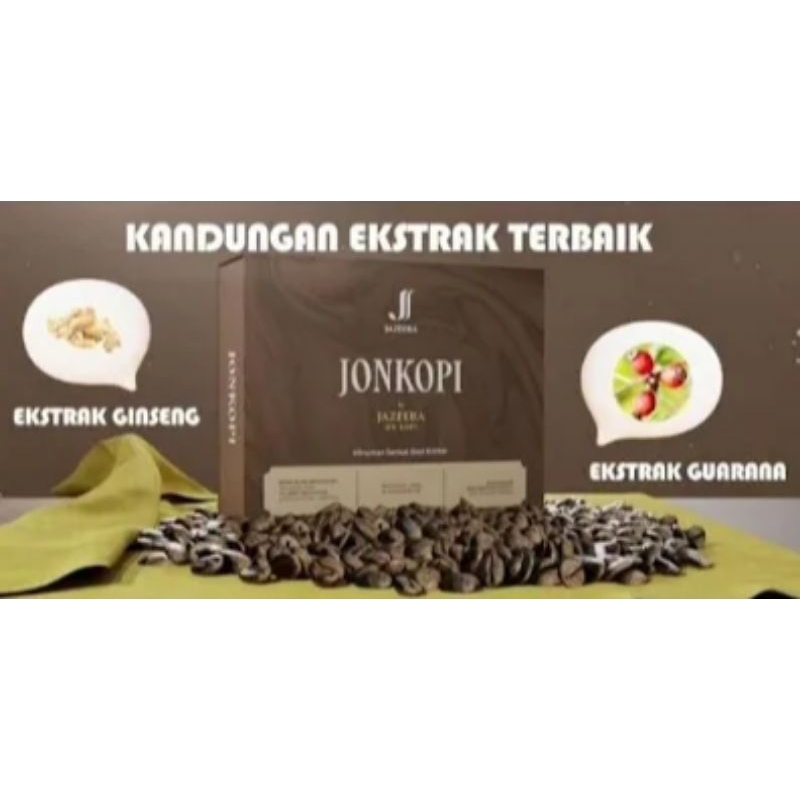 

Jon Kopi JAZEERA 1 box isi 15 sachet