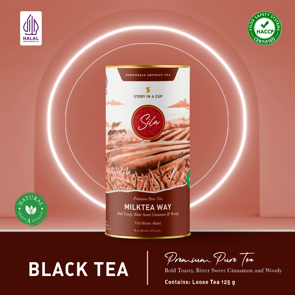 

Sila - Milktea Way - Daily Gourmet - Premium Pure Tea - Canister - Teh Premium - Black Tea