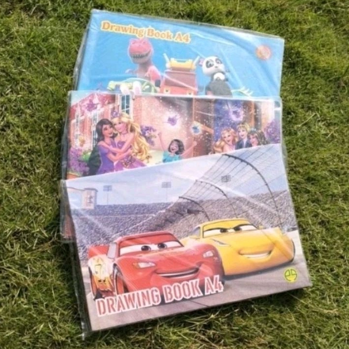 

(1pak isi 10 pcs) Buku Gambar A4/DRAWING BOOK/Melukis