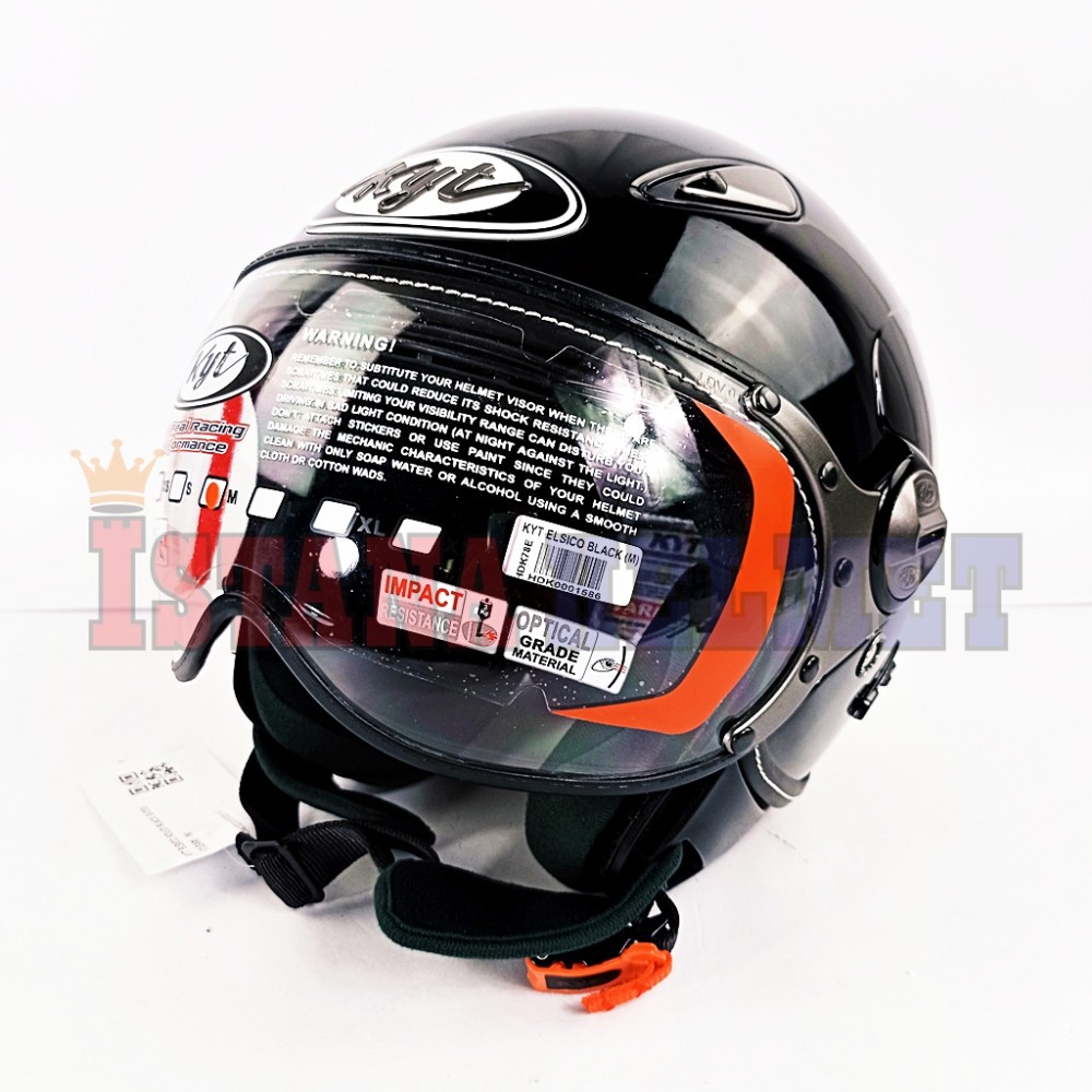 HELM KYT ELSICO BLACK GLOSSY