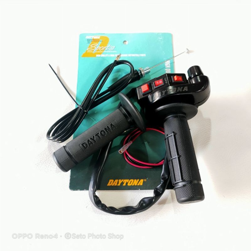 gas spontan daytona 3tombol on off plus starter universal motor