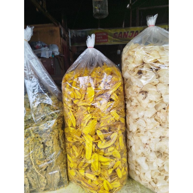 

kripik pisang gurih berat (1 kg)