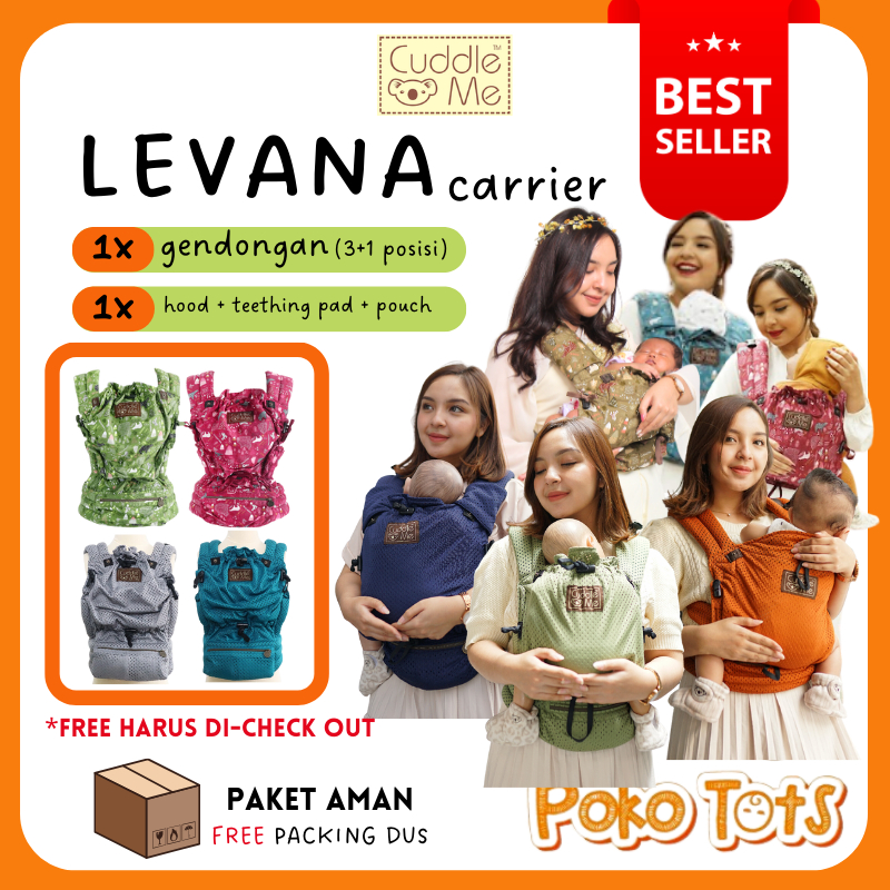 [NEW] Cuddle Me LEVANA Carrier SSC Baby LevanaCarrier M Shape CuddleMe Meitai Wrap Gendongan Ransel 