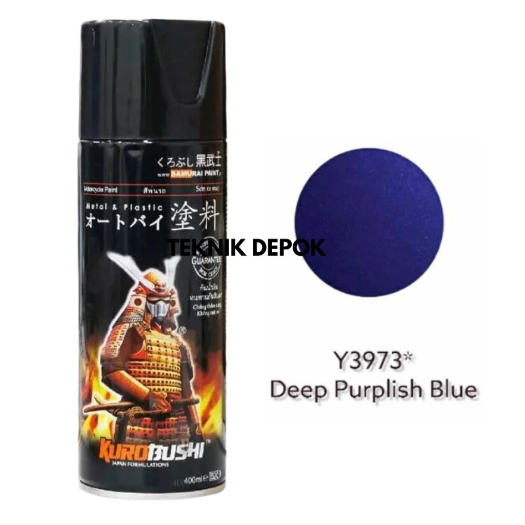 Pylox Samurai Y3973 Deep Purplish Blue Biru Tua Cat Semprot Spray Paint Pilok Pilox Pylok 400 ml Per