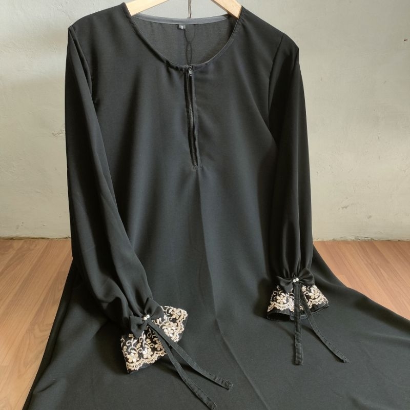 Abaya Silla by Alfalah Temboro (gamis polos basic)-2